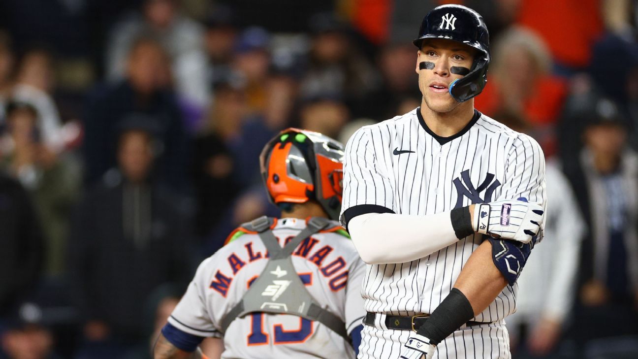 Aaron Judge hasn't 'even thought about next step' after Yanks swept in ALCS
