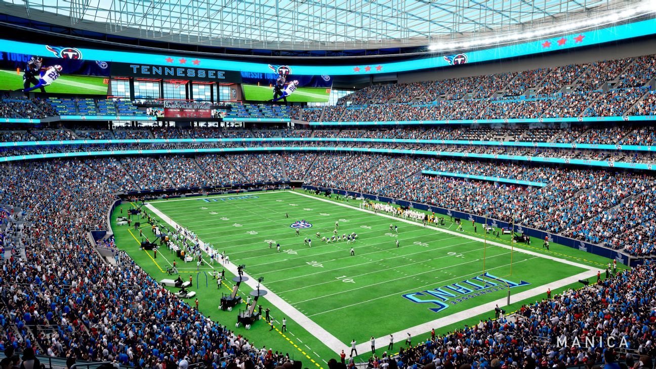 Tennessee Titans Unveil Renderings For New Dome Stadium