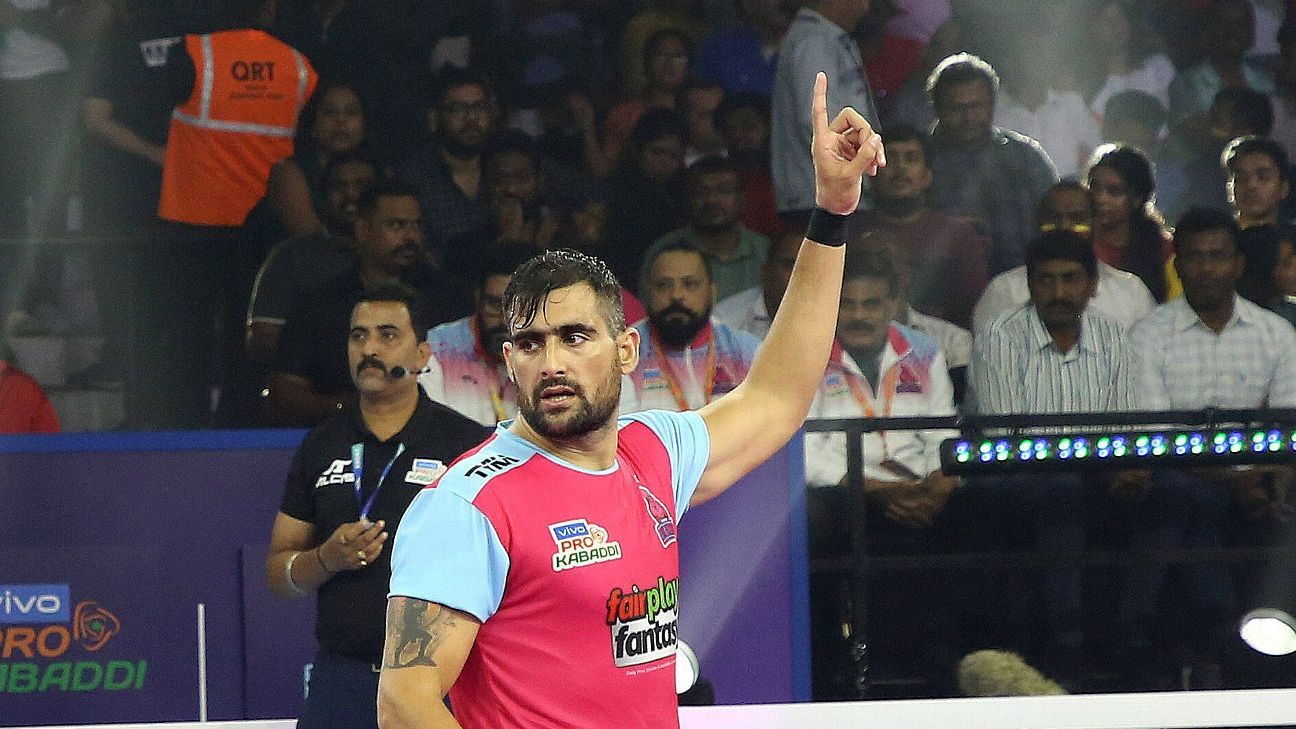 PKL 9: Rahul Chaudhari becomes third raider in Pro Kabaddi League history  to cross 1000 raid points - ESPN