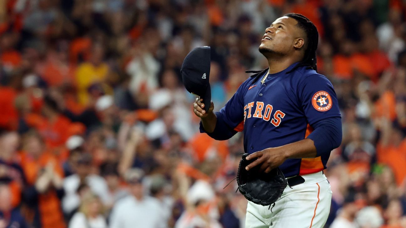 Framber Valdez welcomes dad to World Series - Our Esquina