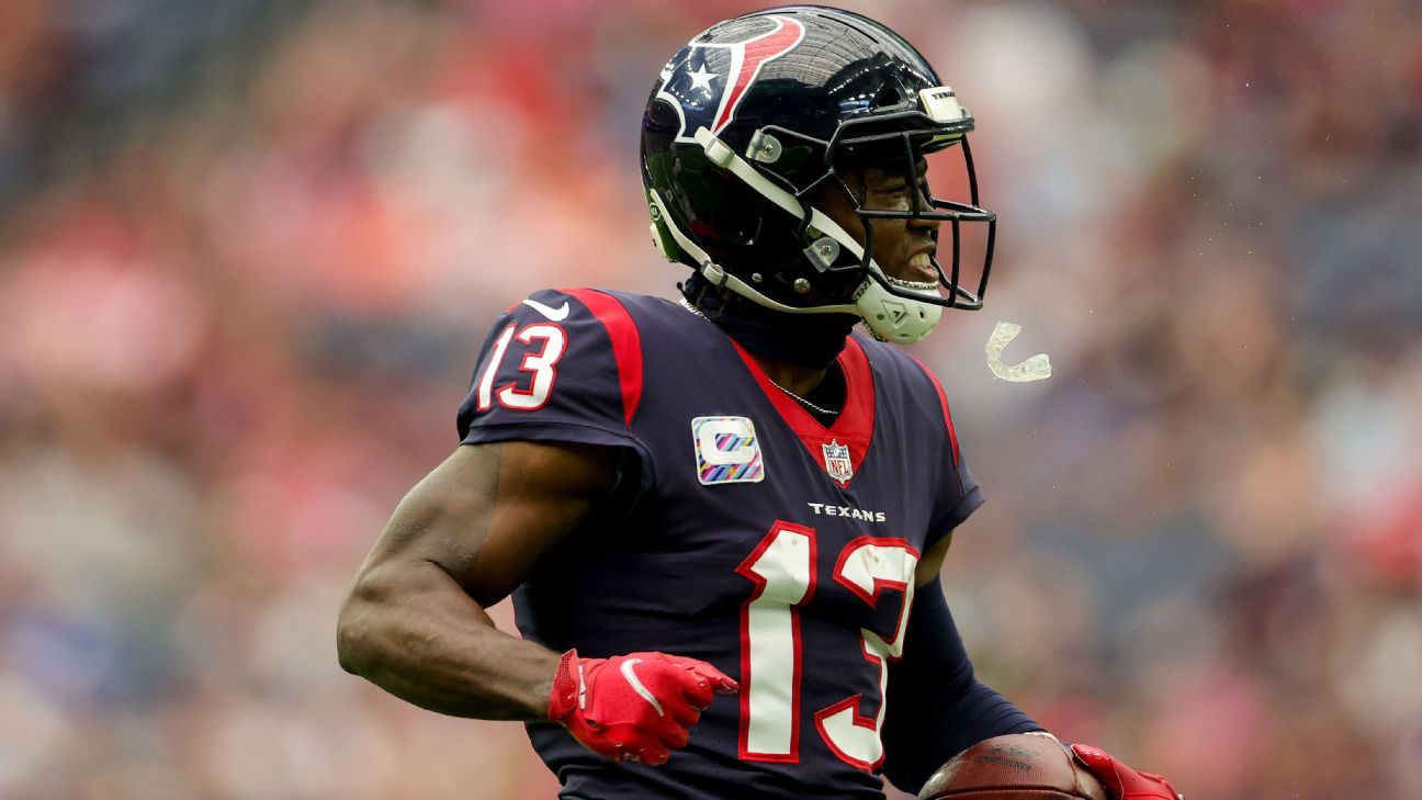 Source -- Texans WR Brandin Cooks out Thursday vs. Eagles