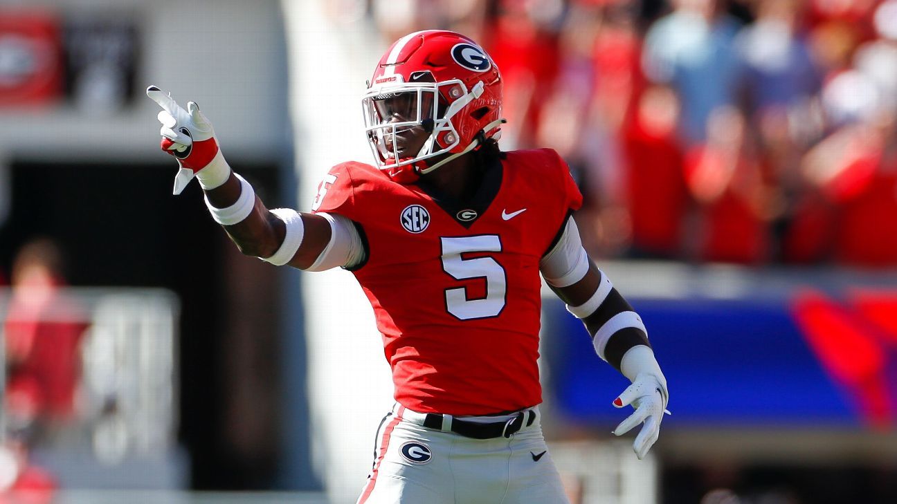 Georgia CB Ringo, OT Jones entering NFL draft