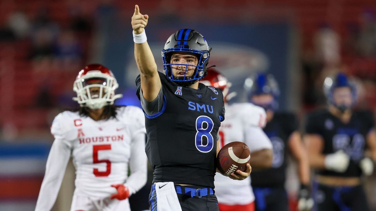 SMU QB Tanner Mordecai says he's transferring to Wisconsin