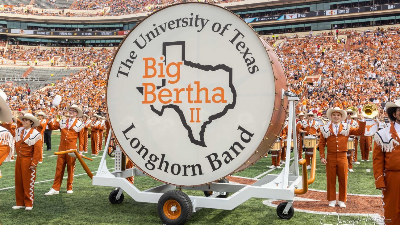 Texas, Purdue and college football's long-running drum wars
