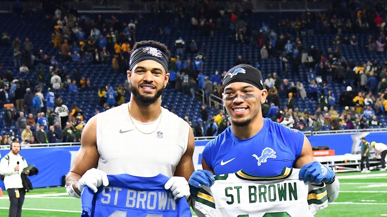 Who Are Lions' Star WR Amon-Ra St. Brown's Brothers Equanimeous and Osiris?  A Closer Look at the Family