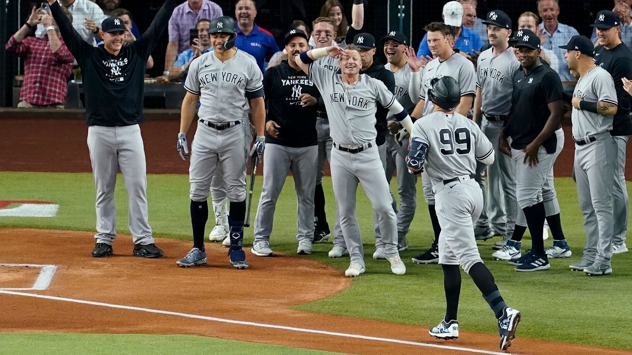 New York Yankees: Aaron Judge 2022 American League Home Run Record Pos