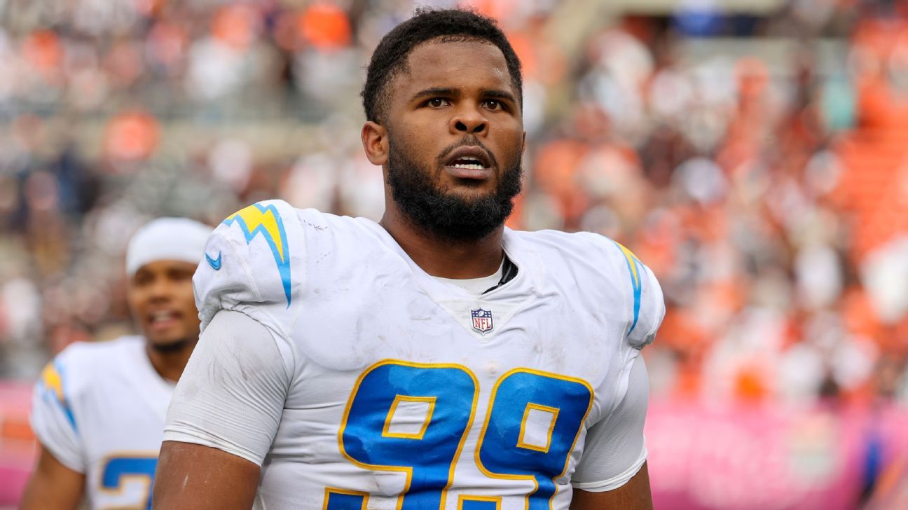 Chargers waiving 2019 first-round pick DL Jerry Tillery