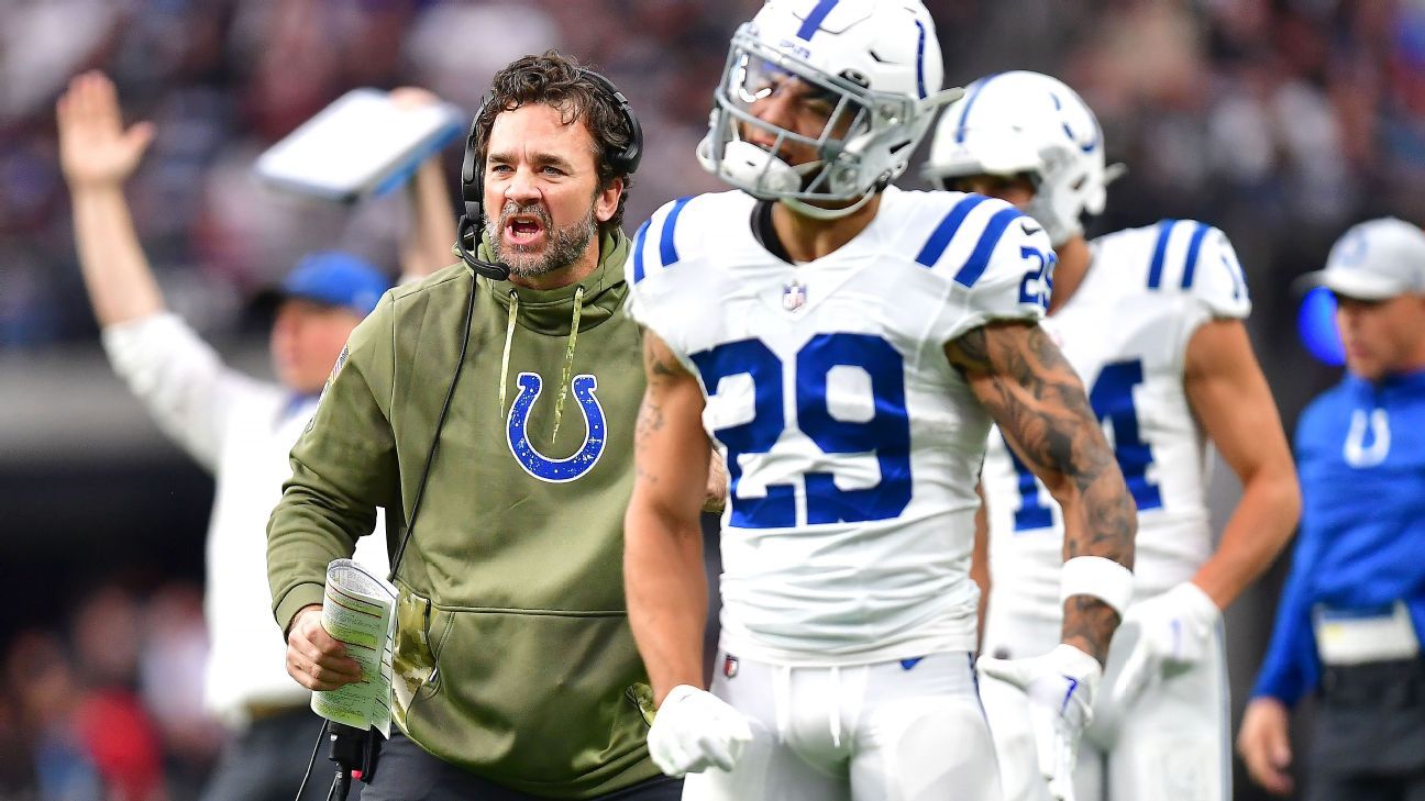 Colts beat Raiders in Jeff Saturday's wild NFL coaching debut