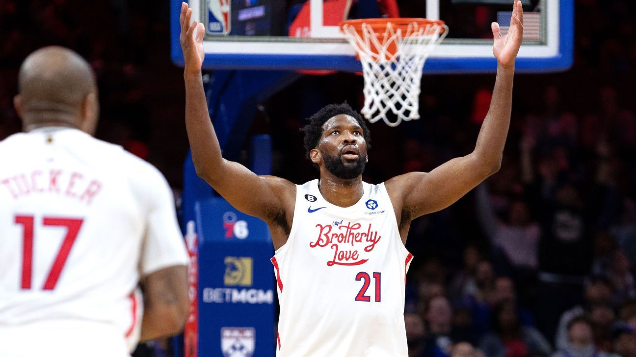 Joel Embiid scores 59 as masterful performance lifts 76ers