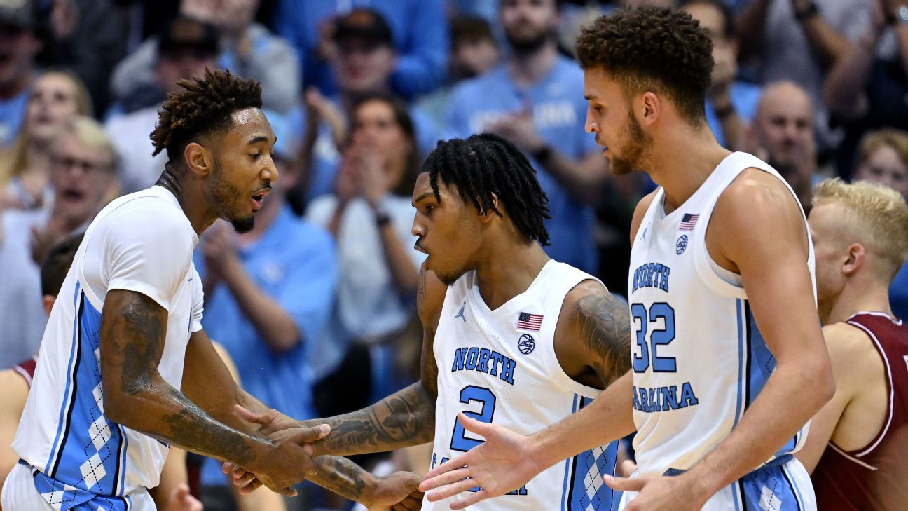 North Carolina, Gonzaga remain 1-2 atop AP Top 25 men's poll