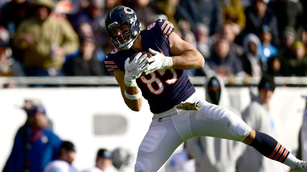 Cole Kmet, Chicago Bears TE, NFL and PFF stats