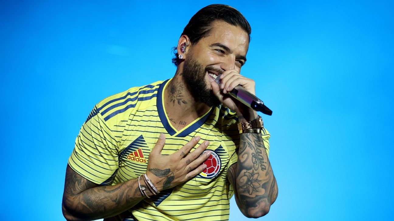 Maluma y la fiesta latina se apoderaron de Doha ESPN