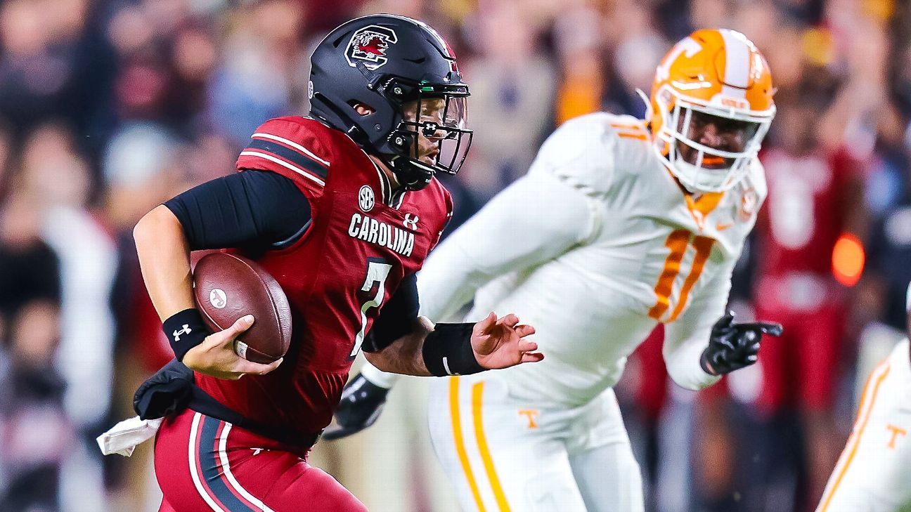 Spencer Rattler, South Carolina topple No. 5 Tennessee