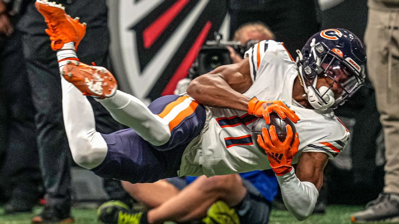 NFL on X: Bears WR Darnell Mooney (ankle) will miss the rest of the  season.  / X