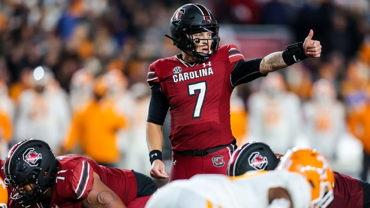 South Carolina QB Spencer Rattler announces return for 2023 season - ESPN