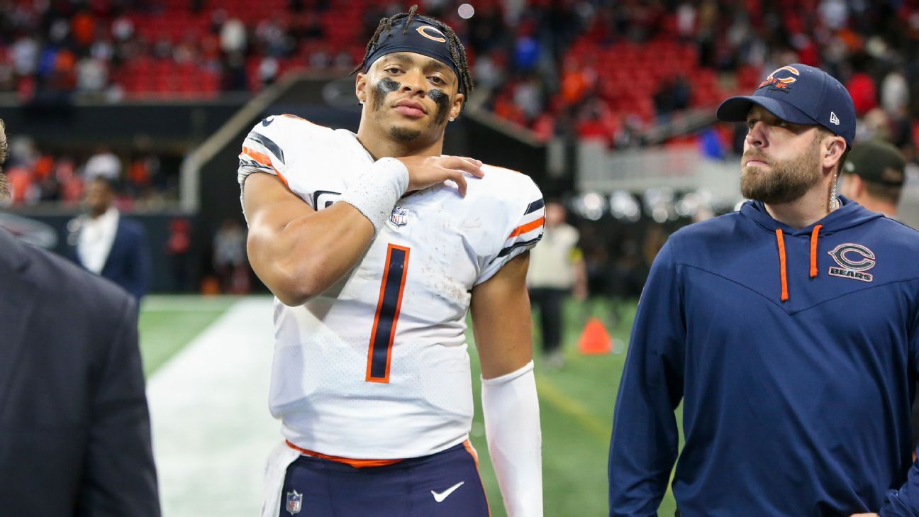 The Chicago Bears are putting the ball in Justin Fields' hands