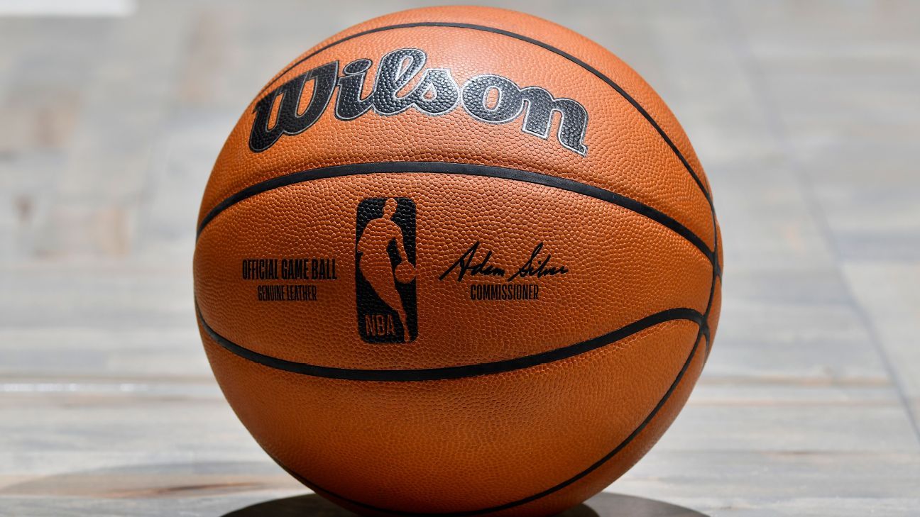 NBA Official Game Basketball Ball 3D model