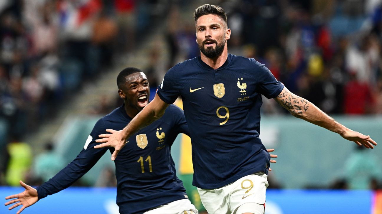 Copa do Mundo do Qatar 2022: França 4 x 1 Austrália