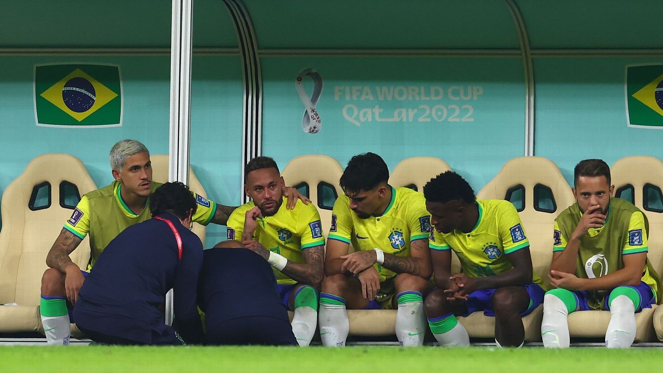 Injured Neymar to miss Brazil's second World Cup match