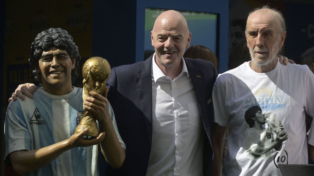 Infantino coloca Argentina como 'forte candidata' a se tornar sede da