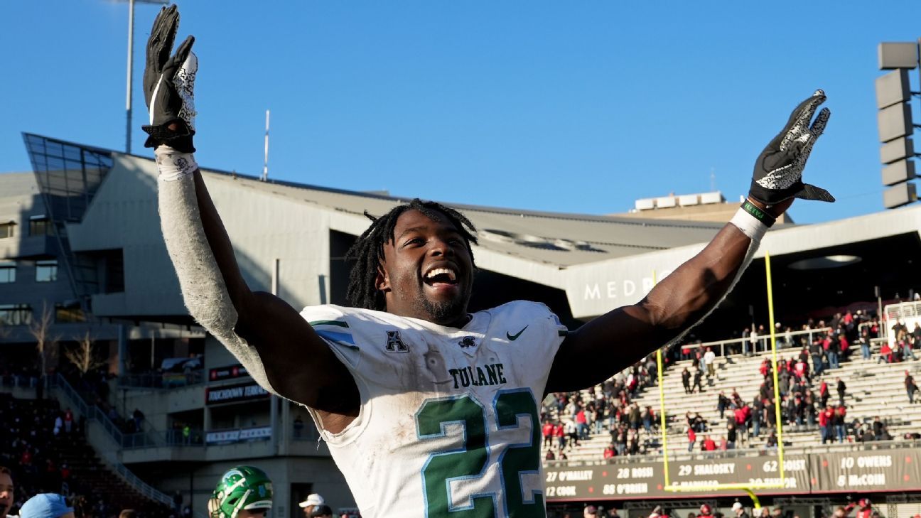 Tulane's Tyjae Spears, coach Willie Fritz take top AAC awards, with