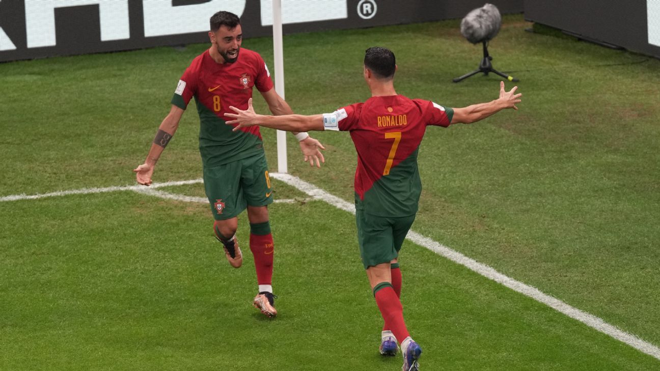 Copa do Mundo: Portugal vence com gol de Cristiano Ronaldo, Brasil passa  pela Sérvia e Uruguai empata; assista os lances dos jogos – Money Times