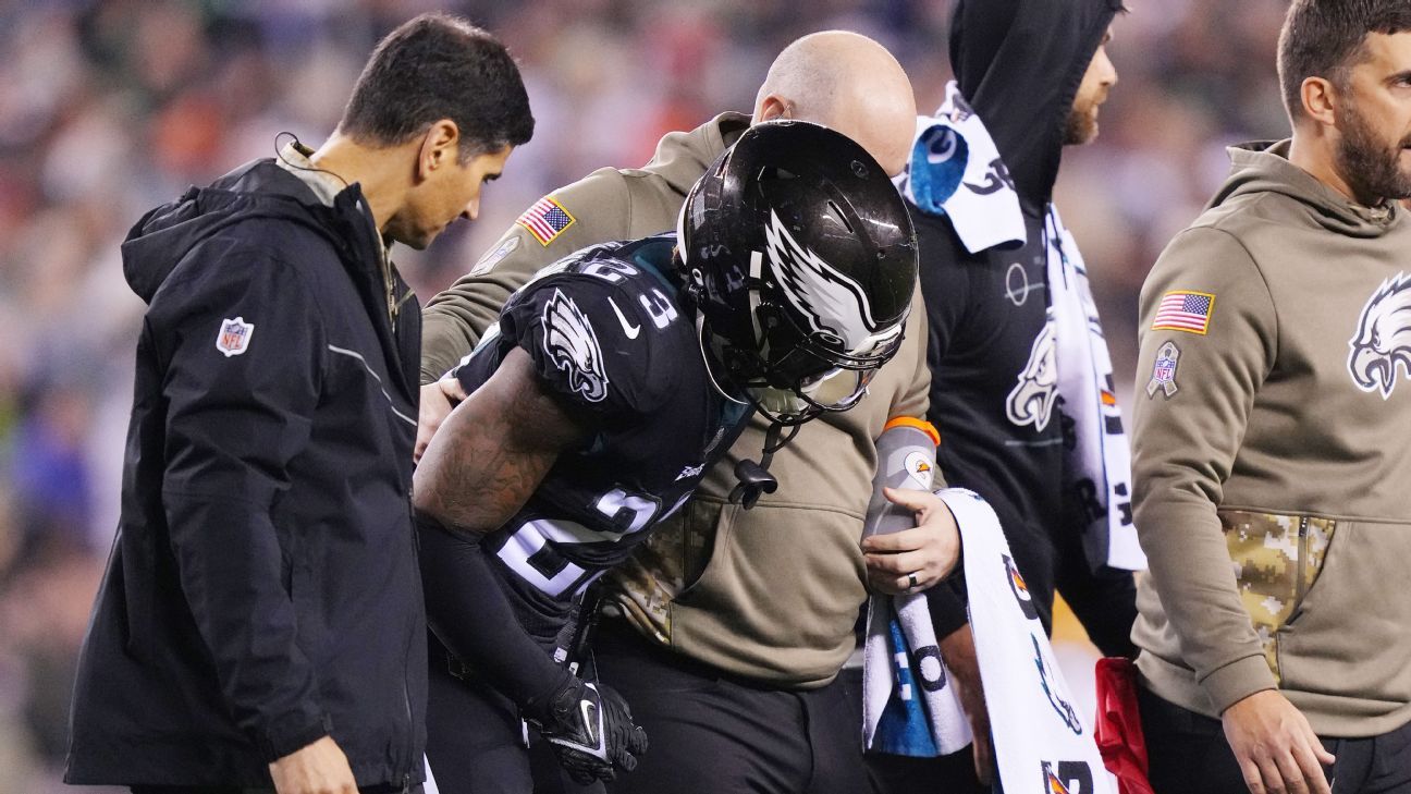 Report: Eagles safety C.J. Gardner-Johnson out with lacerated kidney