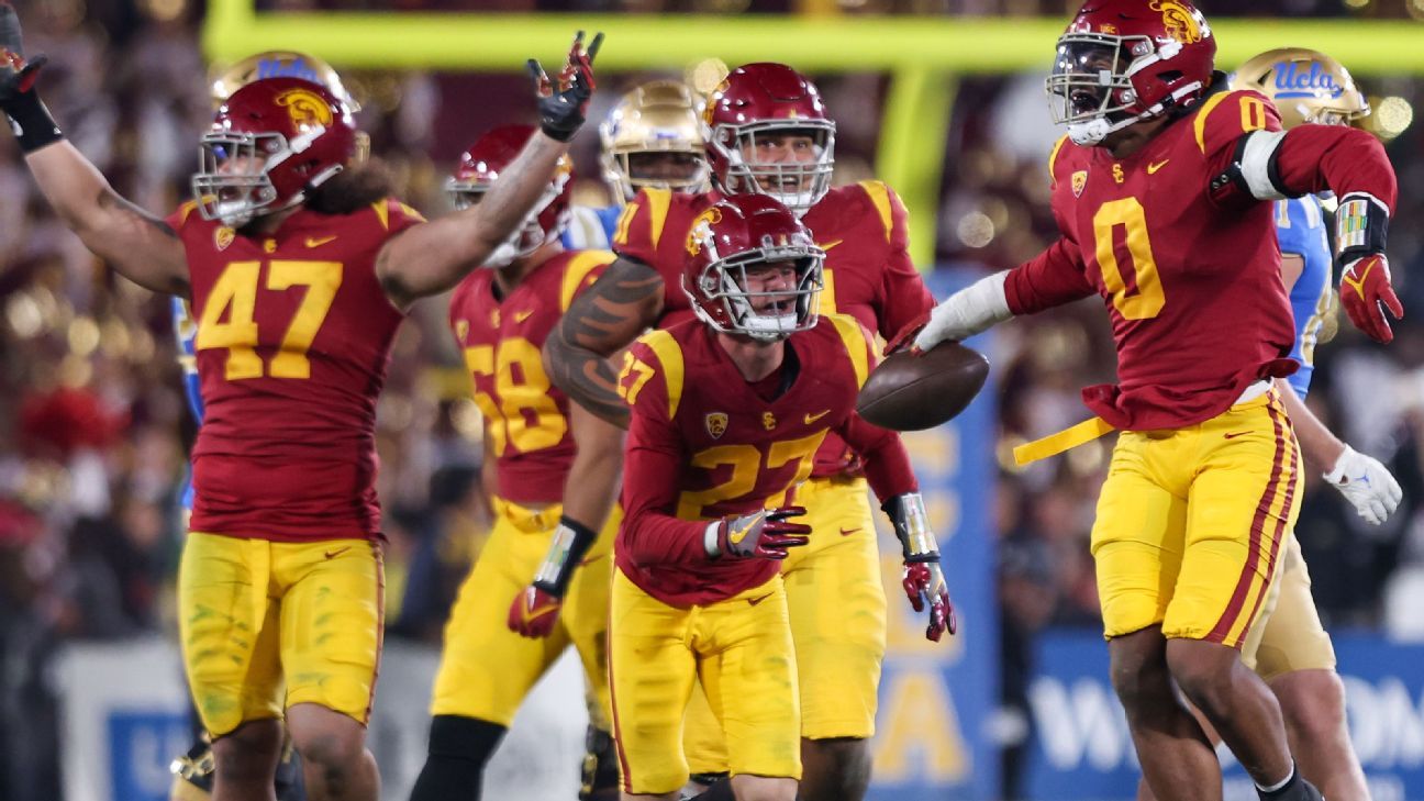 USC joins Georgia, Michigan, TCU in CFP's latest top four