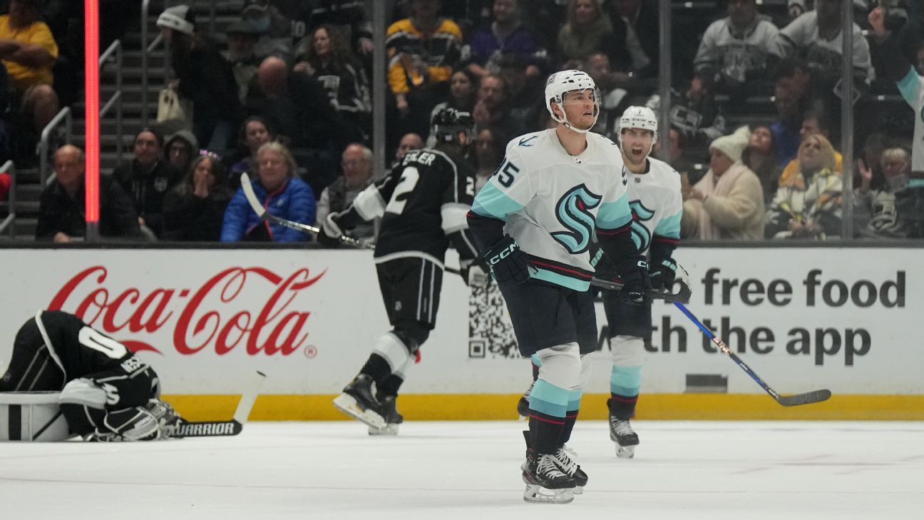 Wennberg's quick goal helps Kraken to 6-1 victory over Kings - The