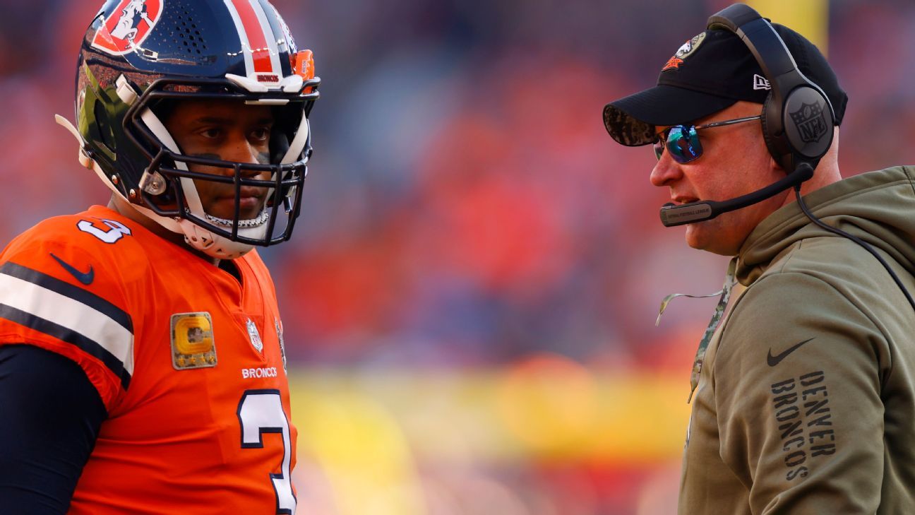 Broncos QB Russell Wilson, DT Mike Purcell downplay sideline exchange  during loss to Panthers