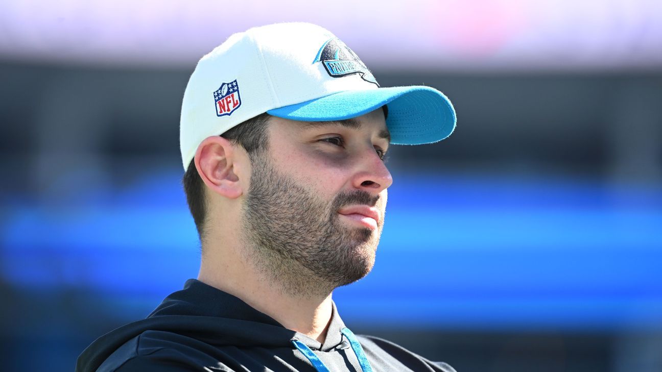 Panthers release Baker Mayfield as QB's spiral continues