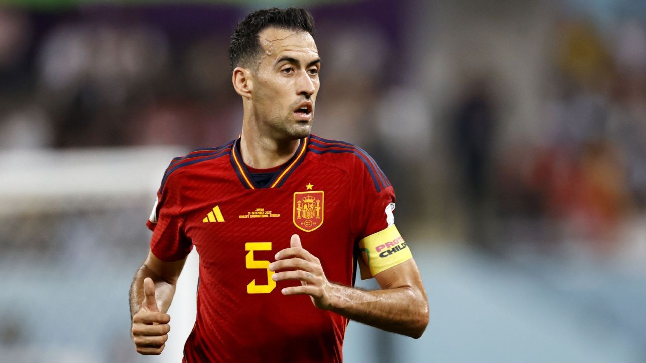 L’Espagnol Sergio Busquets se retire du football international après la Coupe du monde