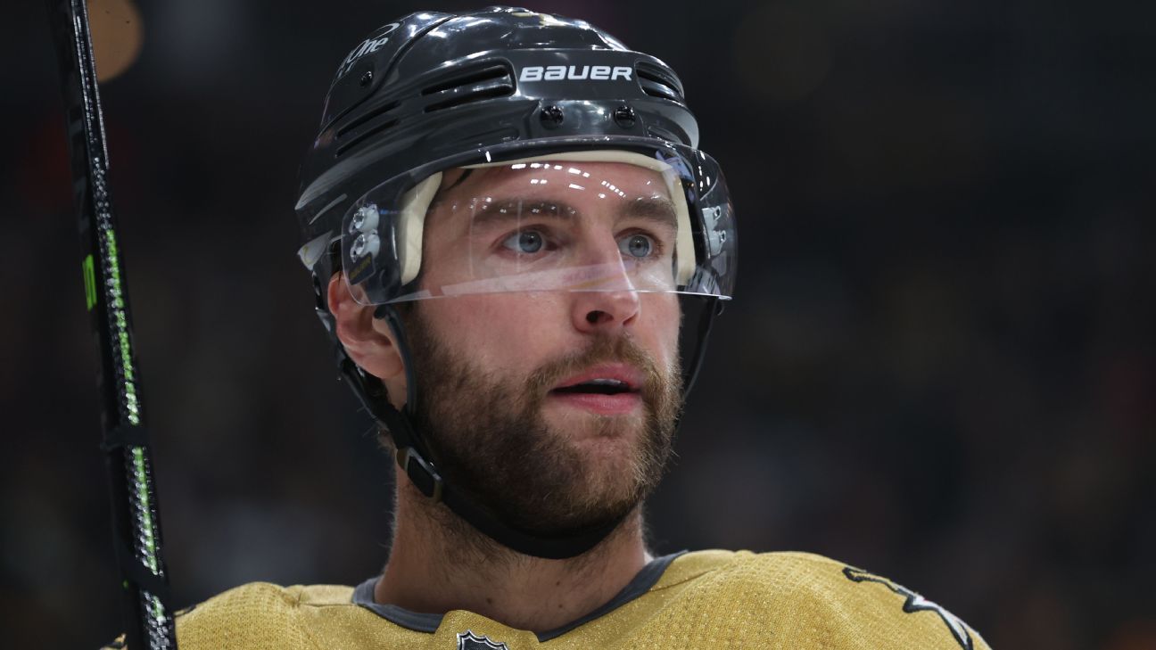 Vegas' Alex Pietrangelo out indefinitely due to illness in family - ESPN