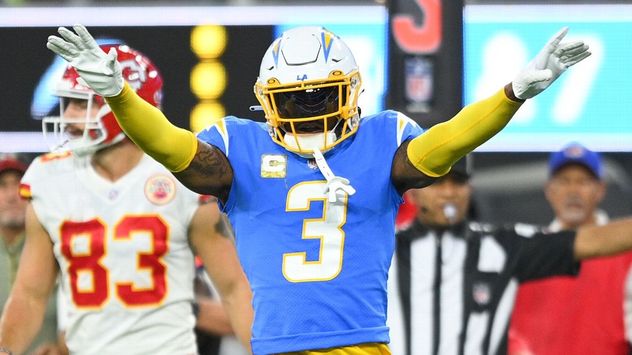 Chargers vs. Dolphins Week 14 Inactives: Derwin James, Sebastian Joseph-Day  OUT for SNF - Bolts From The Blue