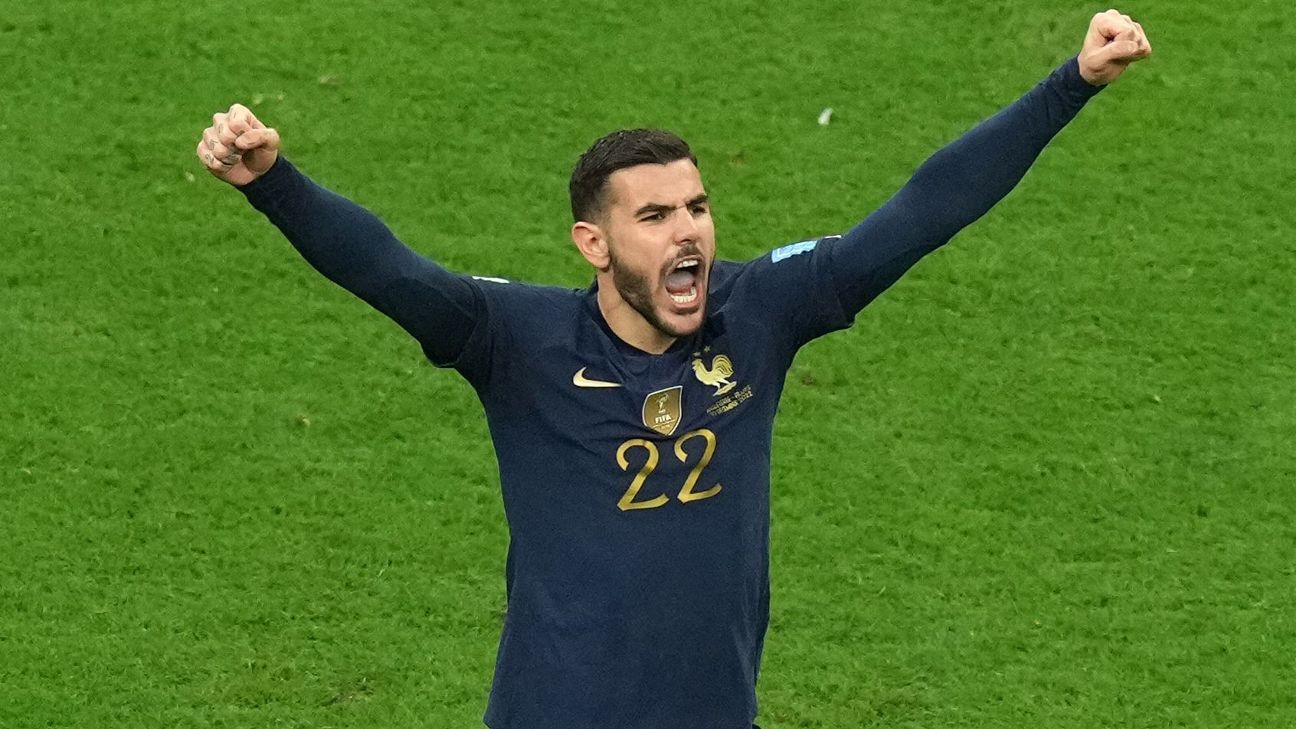 France Theo Hernandez Away Jersey 2022 World Cup Kit –