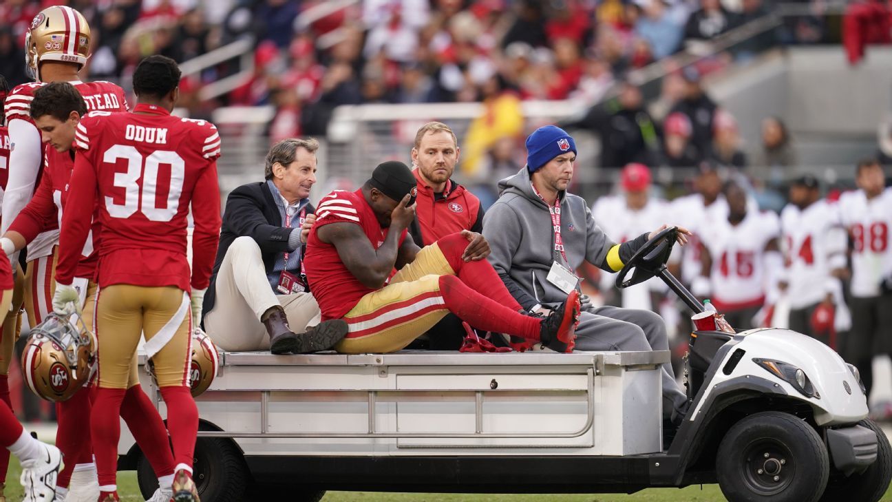 Fantasy football news & notes 49ers WR Deebo Samuel injury ESPN