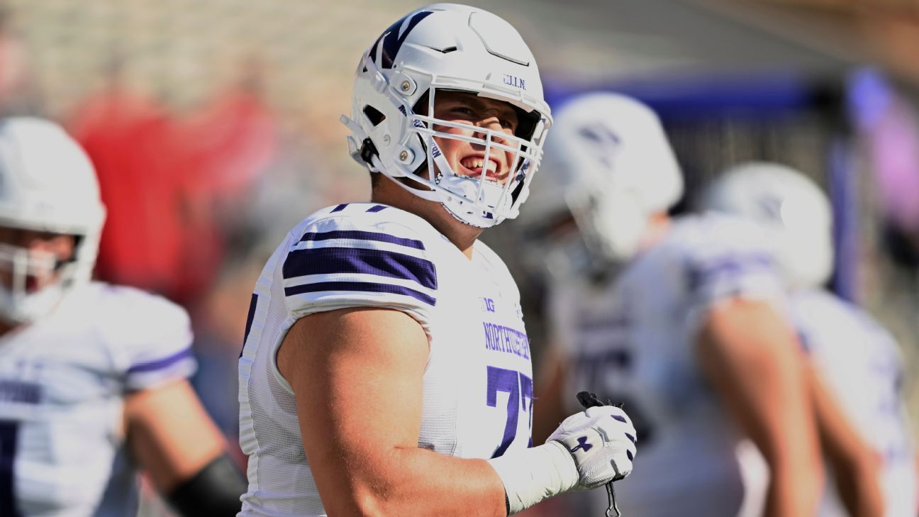 Titans Select Northwestern OL Peter Skoronski in the First Round of  Thursday's NFL Draft - WNKY News 40 Television