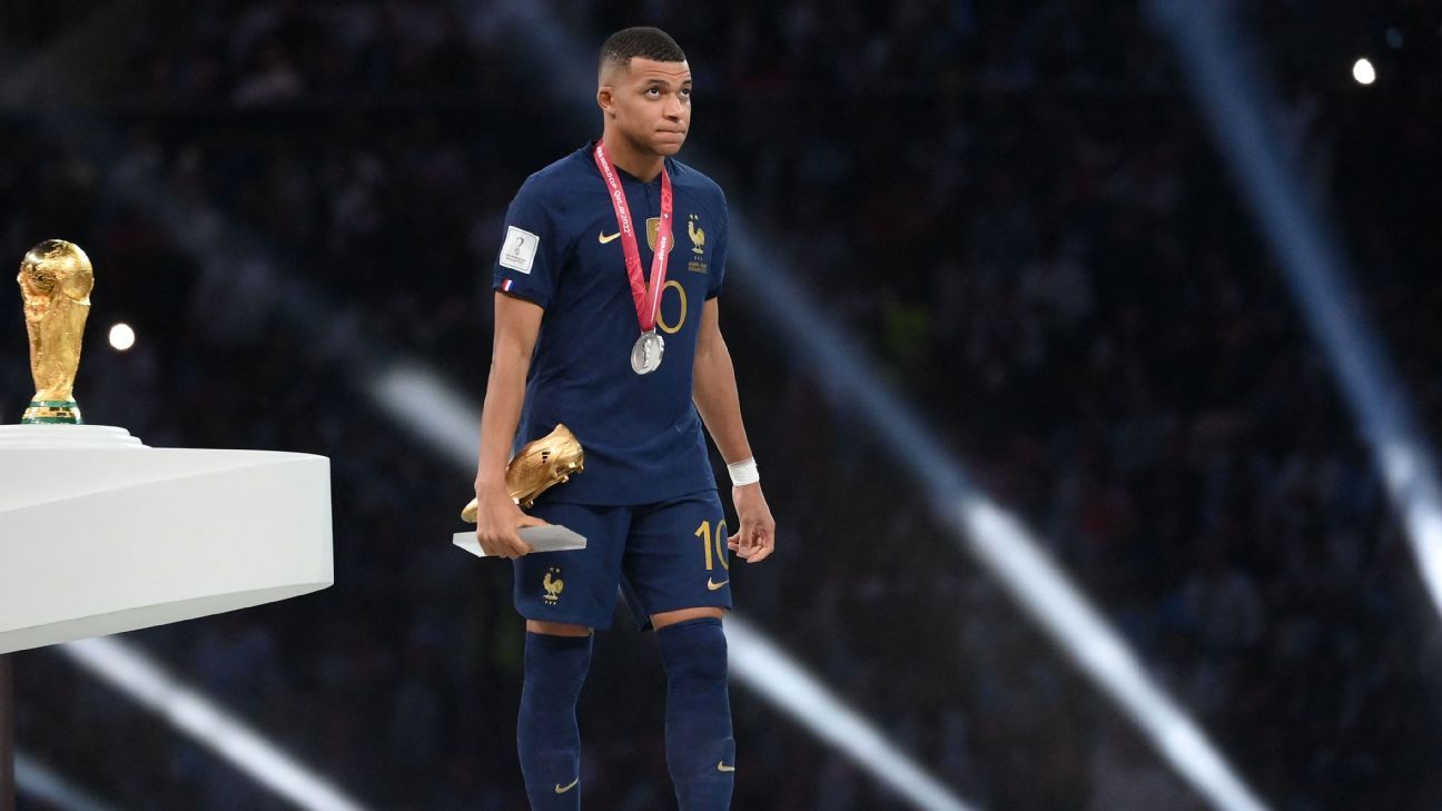 Kylian Mbappé wins World Cup 2022 Golden Boot