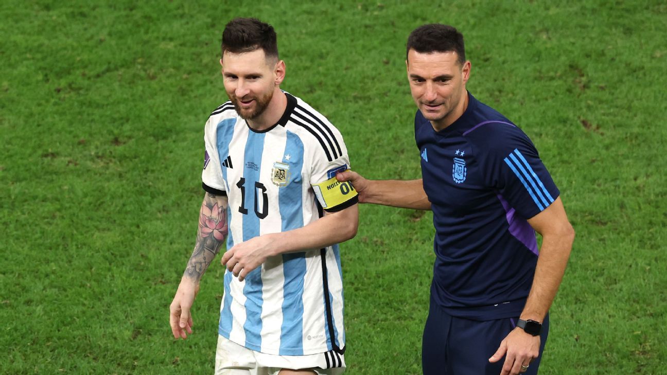 Argentina coach Scaloni's tactics lifted Messi at World Cup