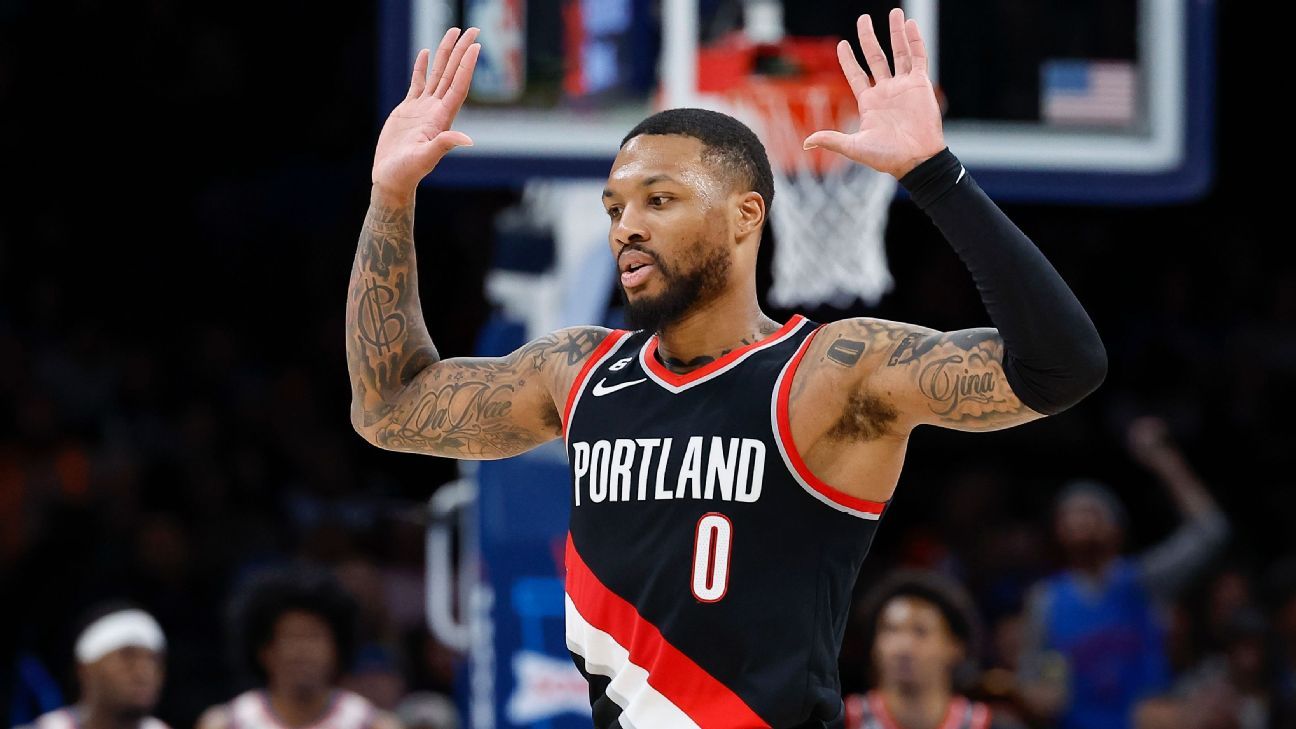 Damian Lillard passes Clyde Drexler as Trail Blazers' all-time scoring  leader, Portland Trail Blazers