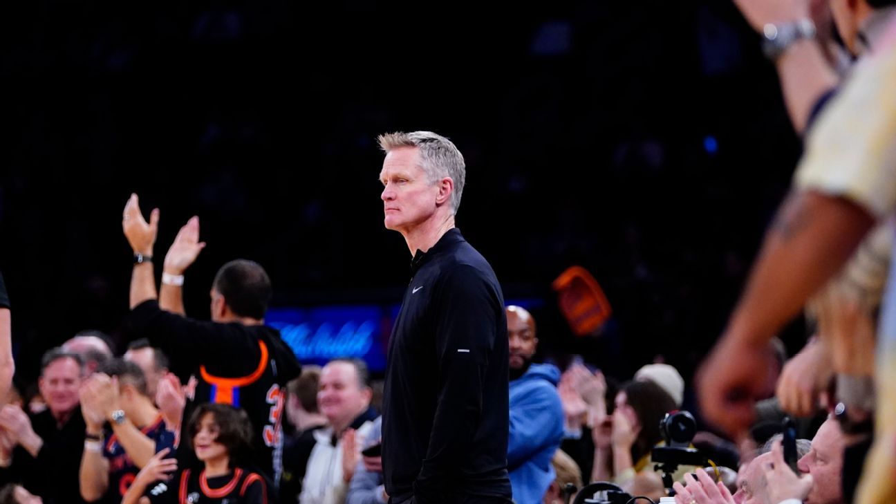 Steve Kerr not sugarcoating Warriors' woes after blowout loss to Nets