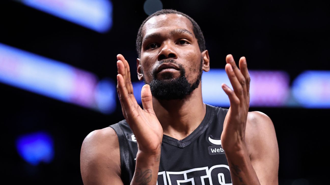 Nets' Kevin Durant sitting out for rest against Rockets