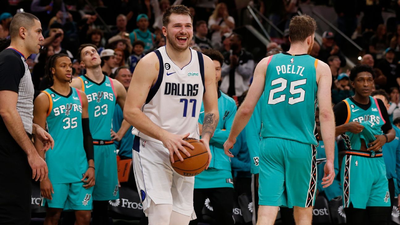 Luka Doncic zdobył 51 punktów w meczu Mavs z Tottenhamem