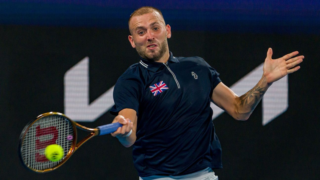 Dan Evans ayuda a Gran Bretaña a vencer a España y llegar a los octavos de final de la United Cup