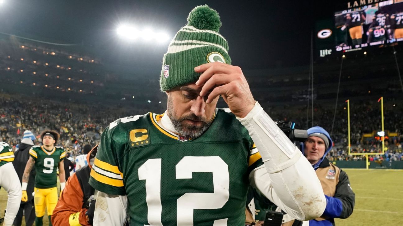Aaron Rodgers to contemplate future after 'emotion' of season has passed