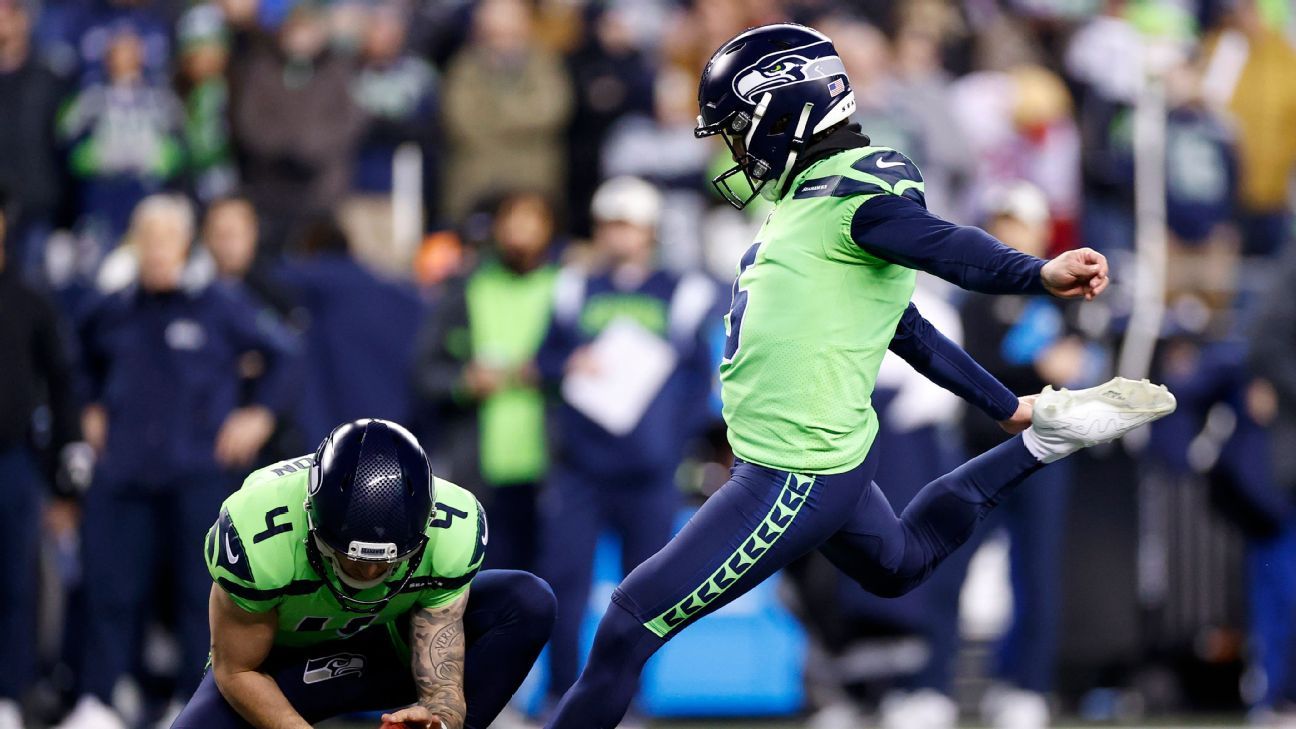 Seahawks kicker Jason Myers gets 4-year contract extension - ESPN