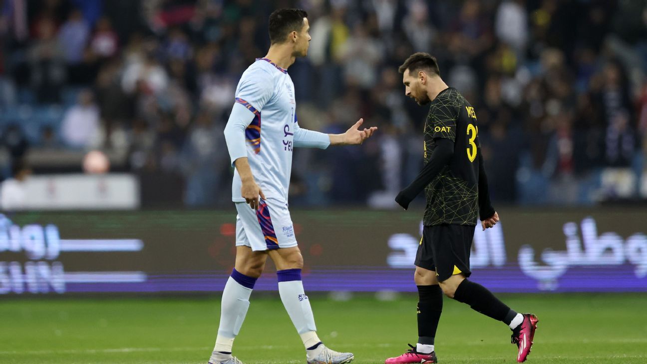 Nice to see some old friends' – Ronaldo and Messi enjoy reunion as