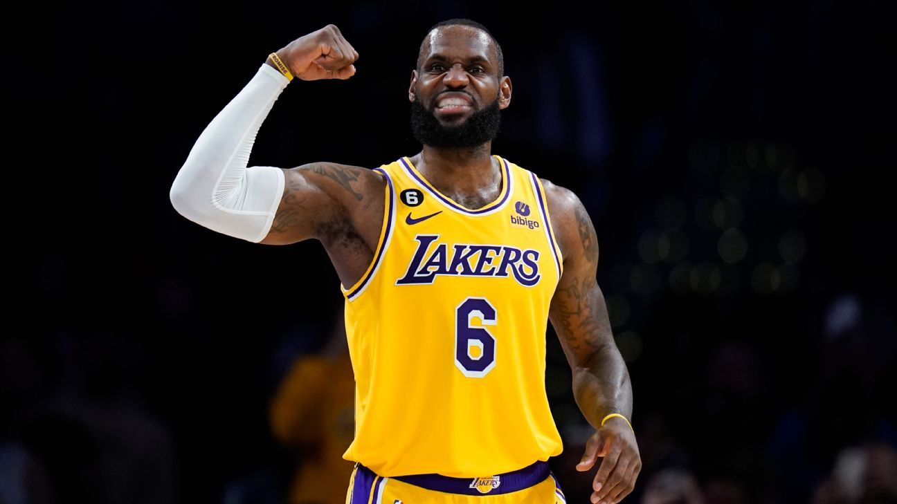 LeBron James makes NBA history on a star-filled night in LA