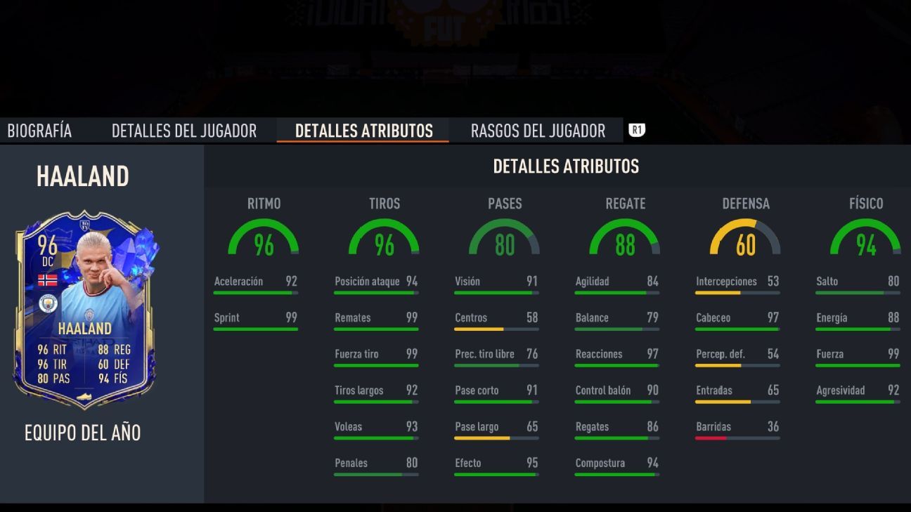 FIFA 23: ¡Haaland es el jugador #12 del Equipo del Año! - ESPN