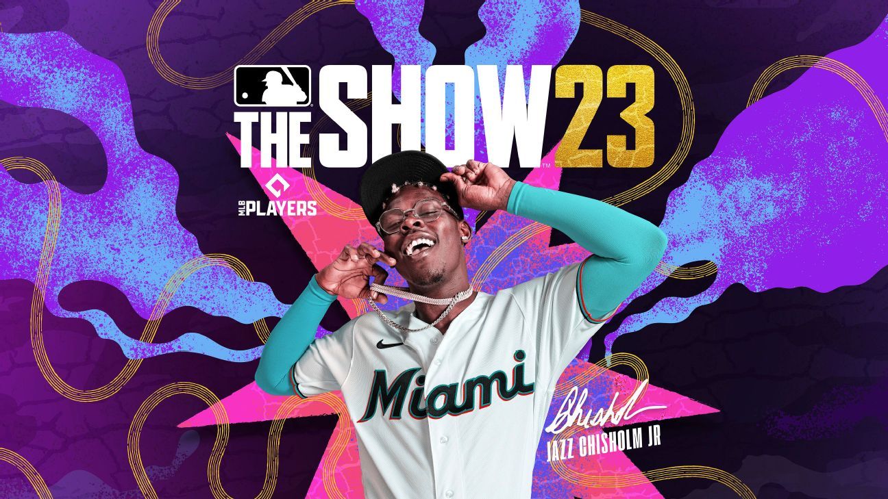 Jazz Chisholm Jr. of the Miami Marlins graces the cover of the MLB the Show 2023 video game